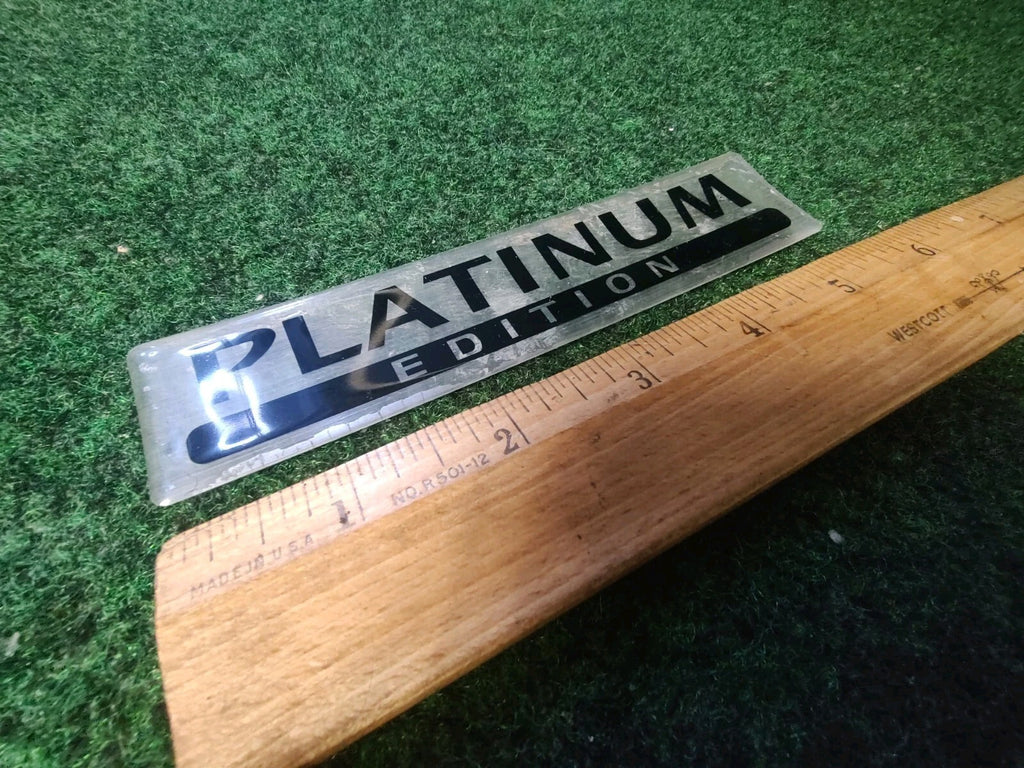 Platinum Edition Emblem Sticker Decal Badge Trunk Fender Nameplate OEM 4S3