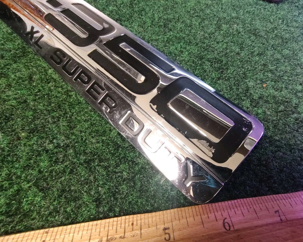 08 09 10 Ford F350 XL Front Fender Badge LH RH Emblem Plate Logo Super Duty 6S1