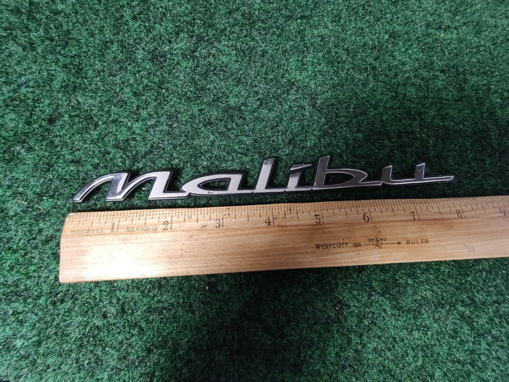 1997-2003 Chevy Malibu Chrome Rear Emblem Badge Logo Nameplate Name Plate 6S5