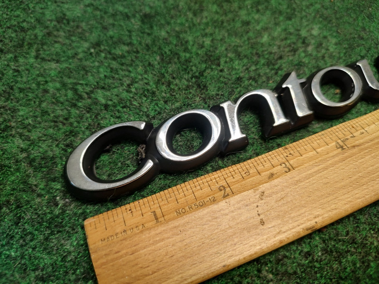95 96 97 98 99 00 FORD CONTOUR REAR CHROME EMBLEM LOGO BADGE SYMBOL 2S5