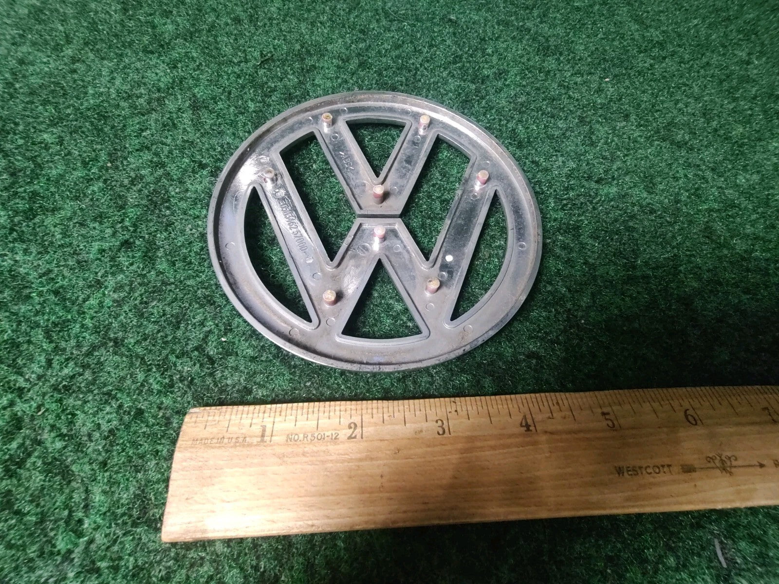 VW Volkswagen Routan Passat Jetta trunk emblem badge logo 4.75" OEM Genuine 4L7