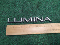 Chevy OEM Lumina Chrome 6" Rear Trunk Emblem Badge Logo Nameplate Name Plate 3S8