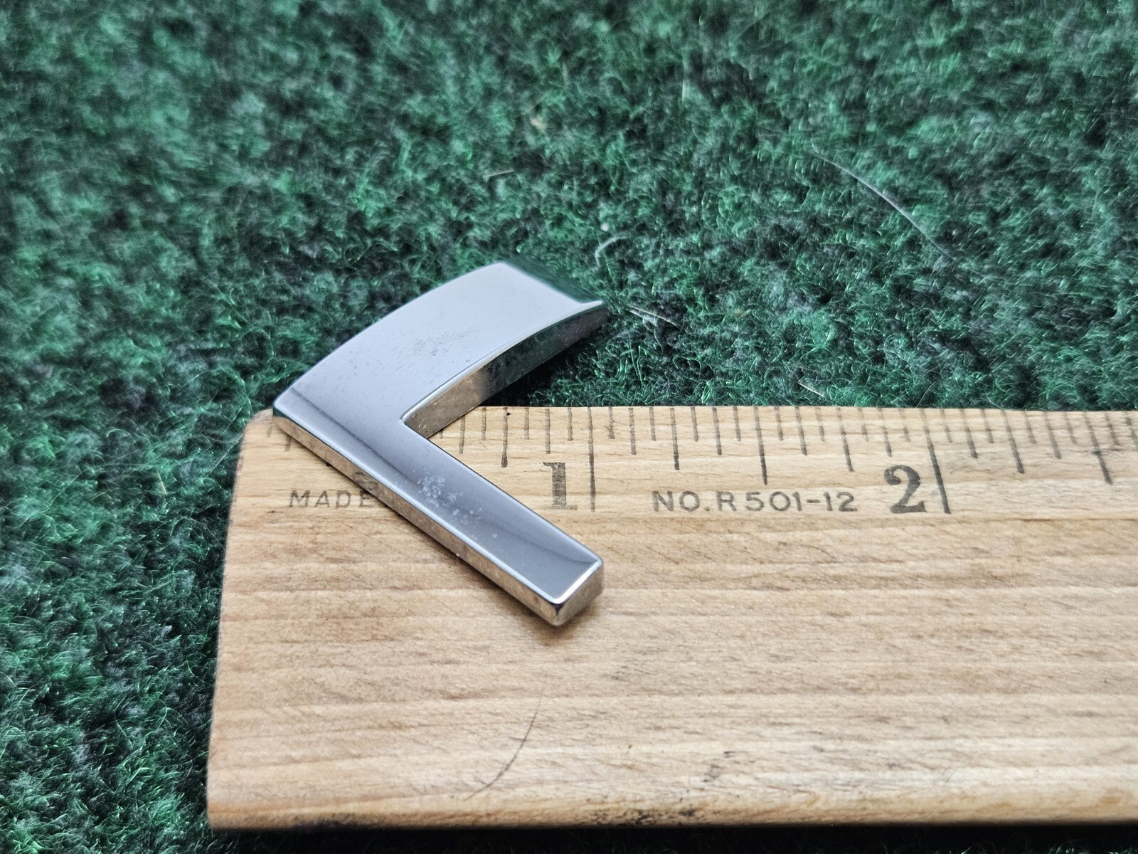 OEM "L" Chrome Individual Letter Lettering Emblem Badge Logo Nameplate 7S7