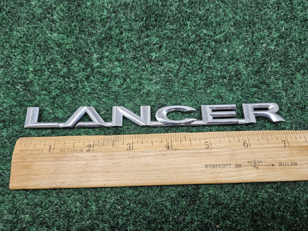 Genuine Mitsubishi 7415A112 Trunk Lancer Name Plate Emblem Logo Oem Chrome GL1