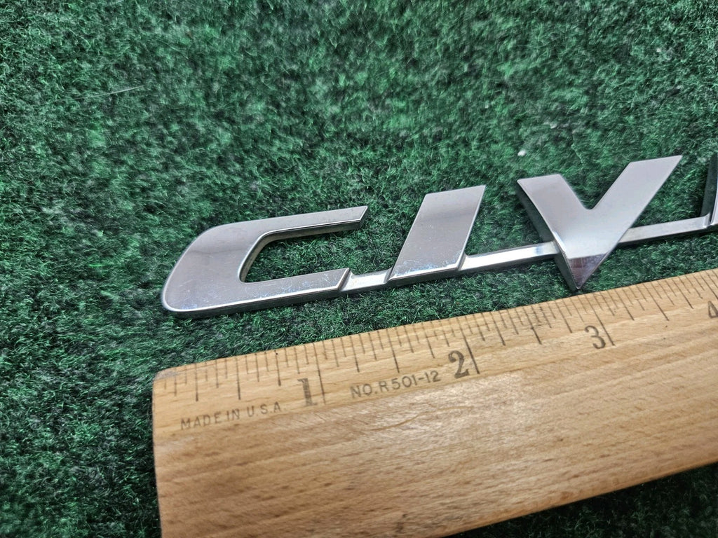 1996-2010 Honda Civic Emblem Logo Letter Badge Trunk Rear Chrome Name Plate GL2