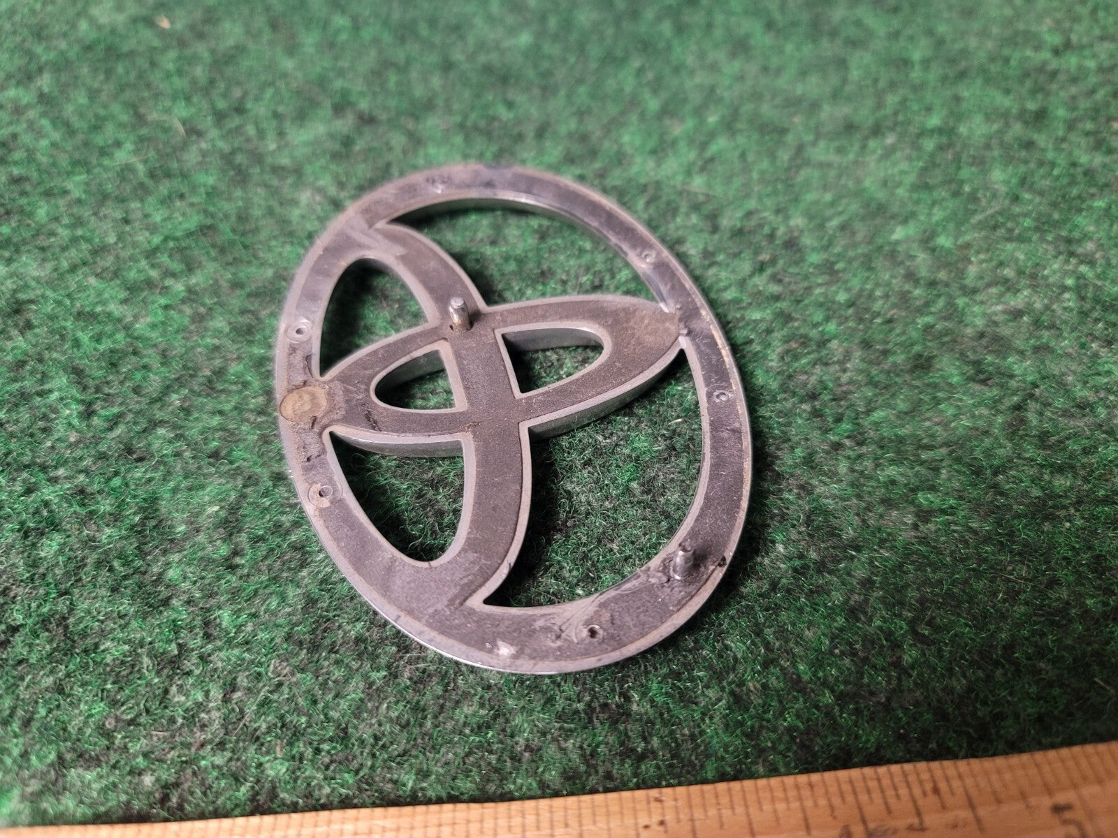 Toyota Chrome Emblem Logo Symbol Unknown Model 4" 6S9