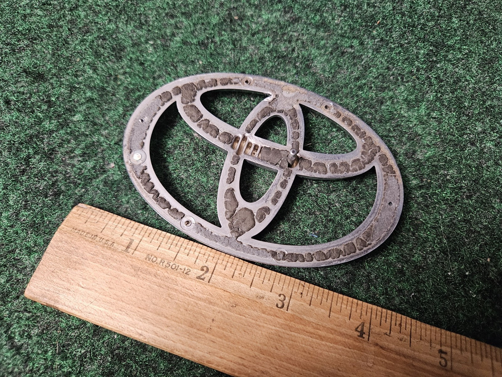 Toyota Chrome Emblem Logo Symbol Unknown Model ~4" 9L2