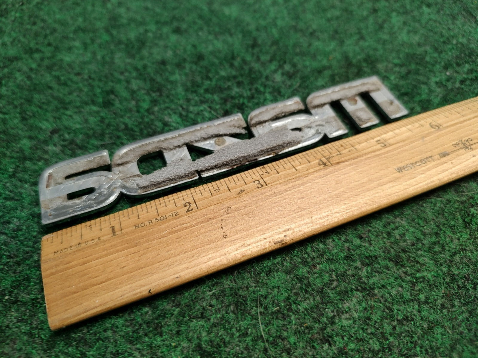Mazda OEM Chrome Emblem Badge Logo Nameplate Name Plate ~5.8 Inches 4S4