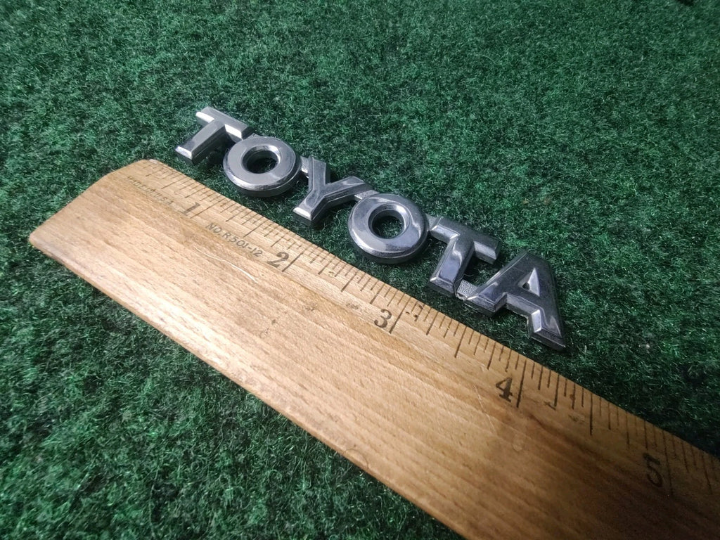 Toyota Rear Trunk Lid Emblem About 4.25'' Chrome OEM 4L7