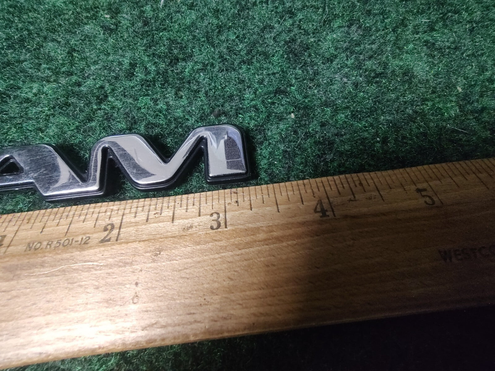 1997 - 2003 Pontiac Grand "AM" AM Door Name Plate Chrome NAMEPLATE OEM VNTG 4L4