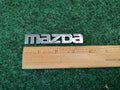 Mazda OEM Chrome Emblem Badge Logo Nameplate Name Plate ~3.75" Inches 4S7
