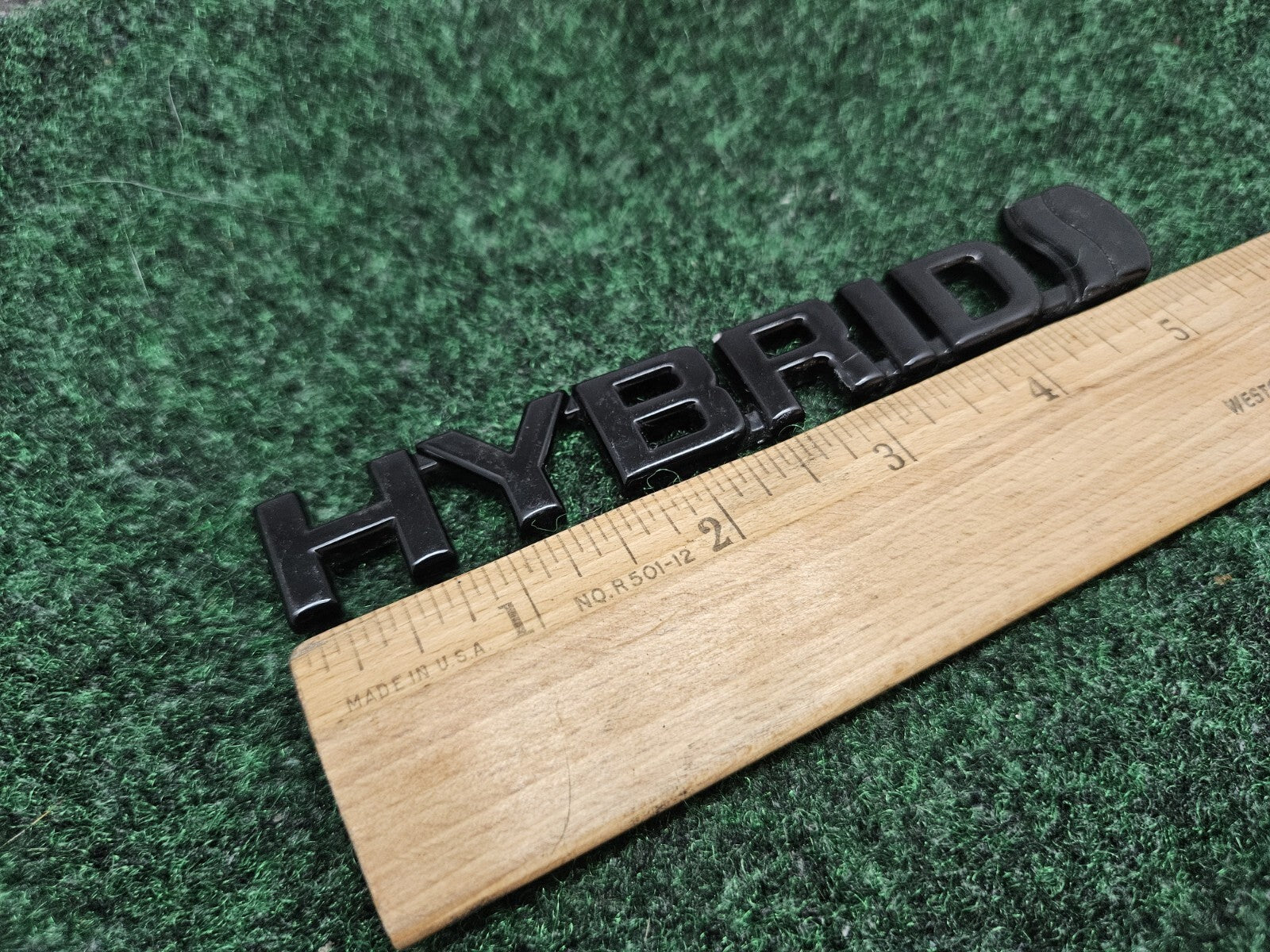 Toyota Camry Prius Hybrid Black Fender Emblem Nameplate Badge 75374-47051 GL3