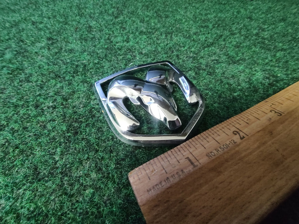 Dodge Front Grille Emblem Logo Badg OEM Name Plate Name See Measurements 4L8
