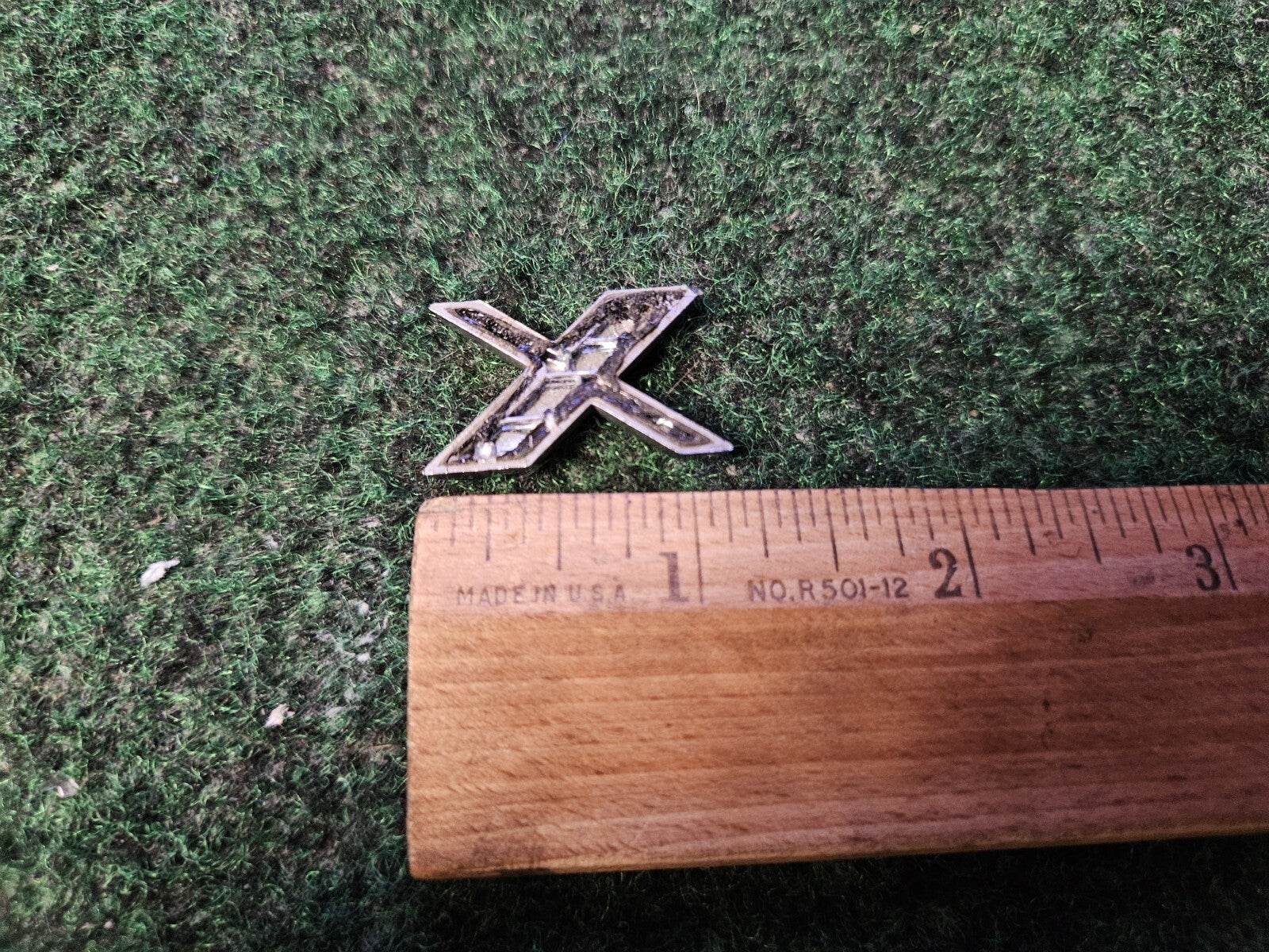 OEM "X" Chrome Individual Letter Lettering Emblem Badge Logo Nameplate 5L9