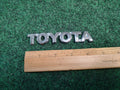 Toyota Chrome Plastic 4.5" Emblem Badge Logo Nameplate Name Plate Insignia 1S9