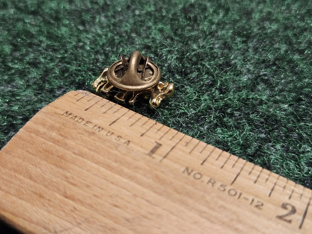 Moose Gold Tone Vintage Lapel Pin