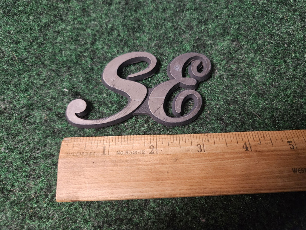 Vintage "SE" Script Emblem Badge Nameplate Name Plate Badge Logo 3M2