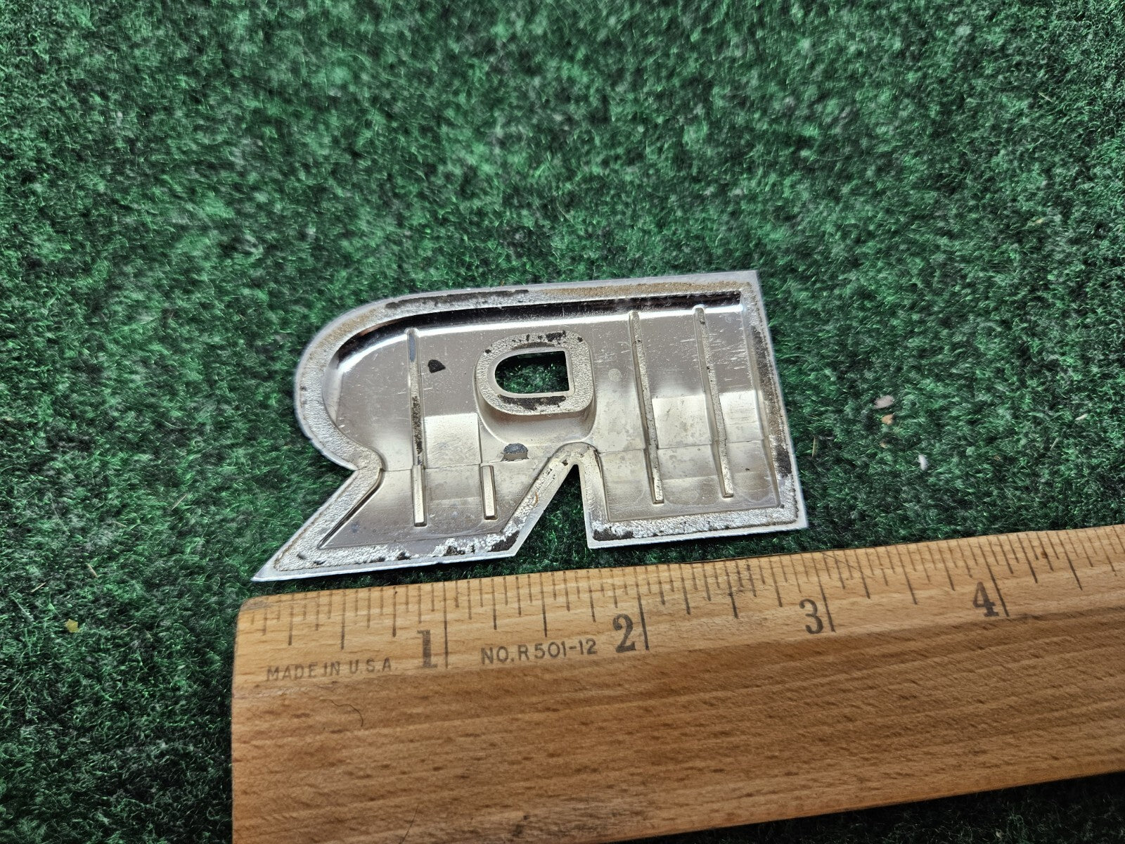 OEM "R" Chrome Dodge Individual Letter Lettering Emblem Badge Logo Nameplate 2S2