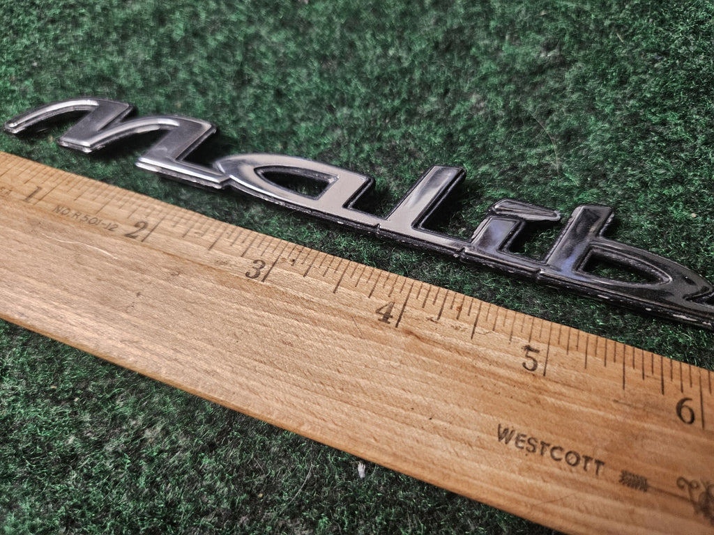 1997-2003 Chevy Malibu Chrome Rear Emblem Badge Logo Nameplate Name Plate 4S7