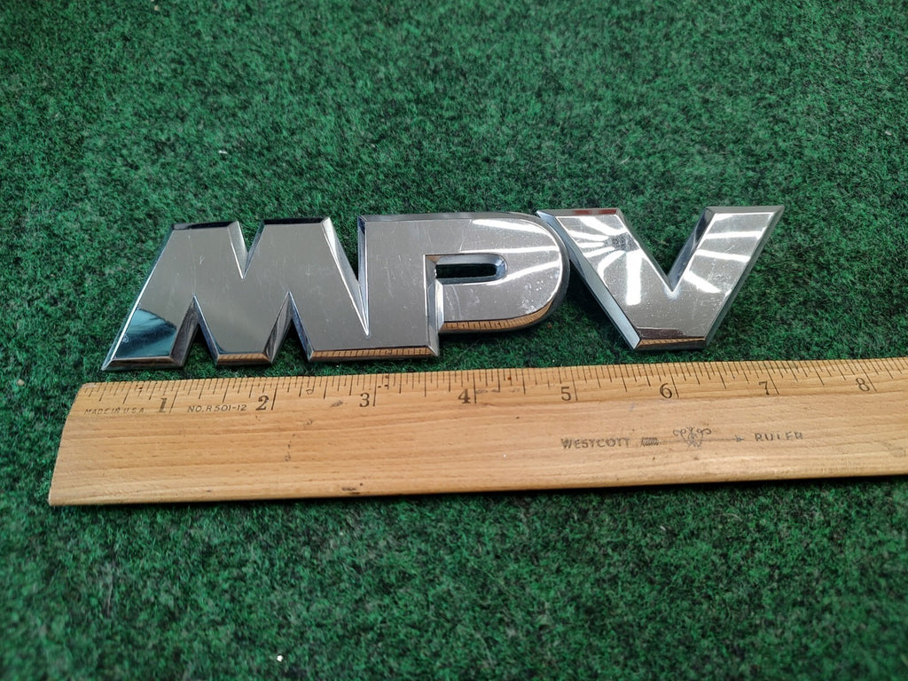 2000-2006 Mazda 'MPV' Rear Trunk Liftgate Chrome Emblem OEM LC63-51-720 4S7
