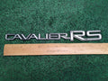 Chevy 1990-1994 Cavalier RS Red Rear Trunk Emblem Badge Logo Nameplate Name 1S4