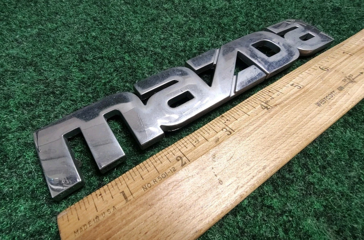 Mazda OEM Chrome Emblem Badge Logo Nameplate Name Plate 5S5
