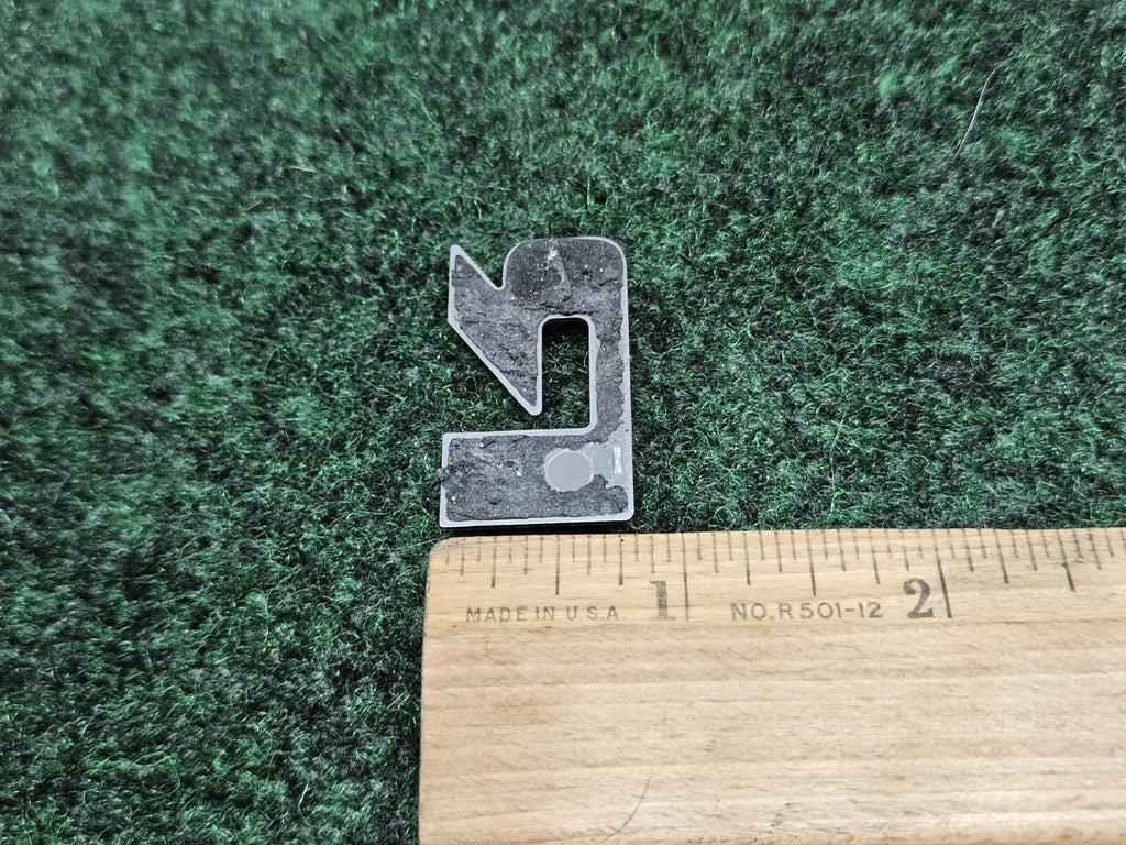 OEM "R" Chrome Individual Letter Lettering Emblem Badge Logo Nameplate 7S6