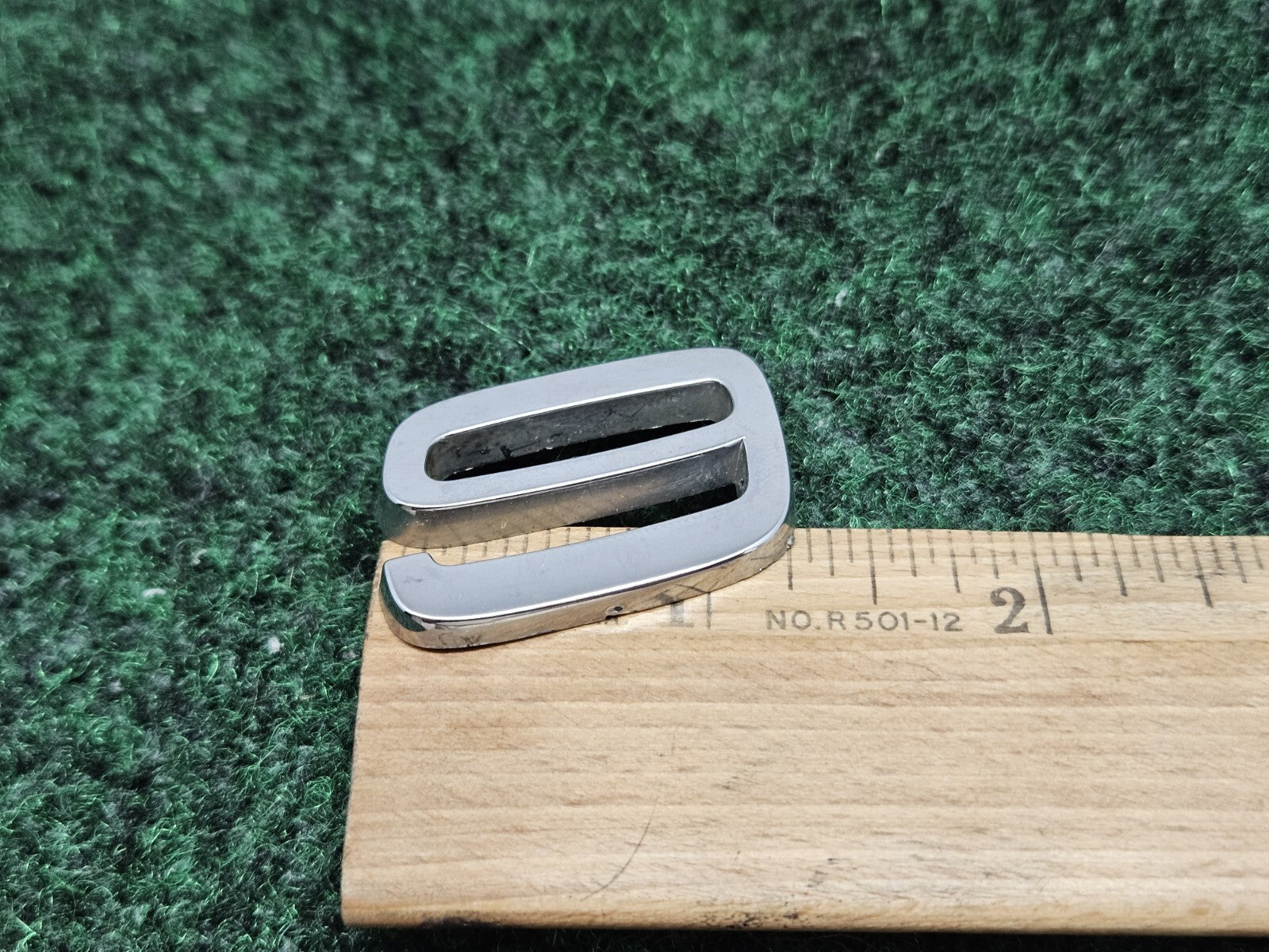 Volvo OEM S60 "6" Chrome Number Individual Letter Emblem Badge Logo Name 7S8