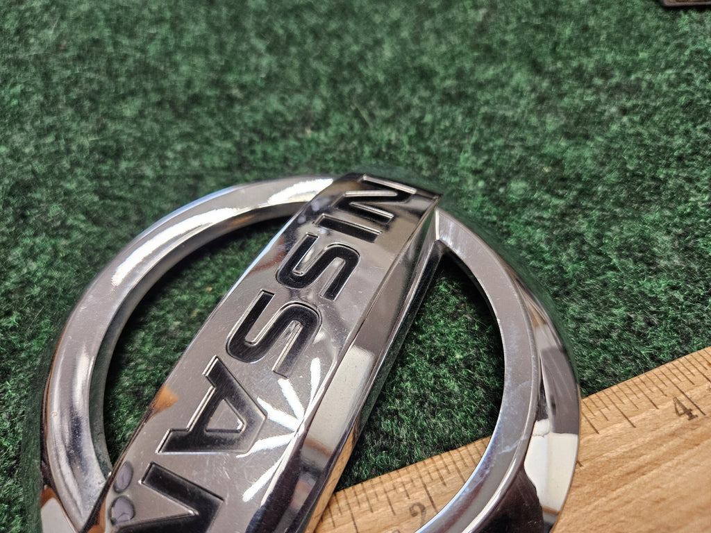 Nissan Emblem OEM Logo Name Plate Nameplate Badge 4.75" 6M4