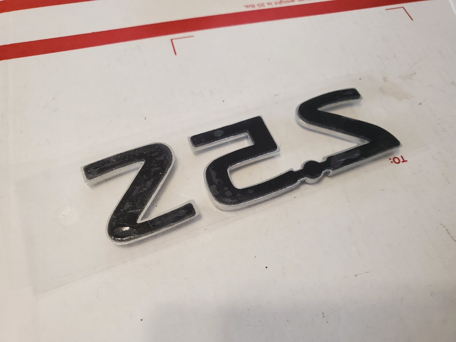 NISSAN 2.5 S REAR CHROME EMBLEM LOGO SYMBOL BADGE OEM 3L9