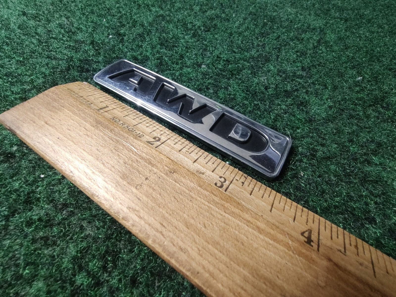 OEM AWD All Wheel Drive 3.5" Emblem Badge Logo Nameplate Name Plate Insignia 1S2