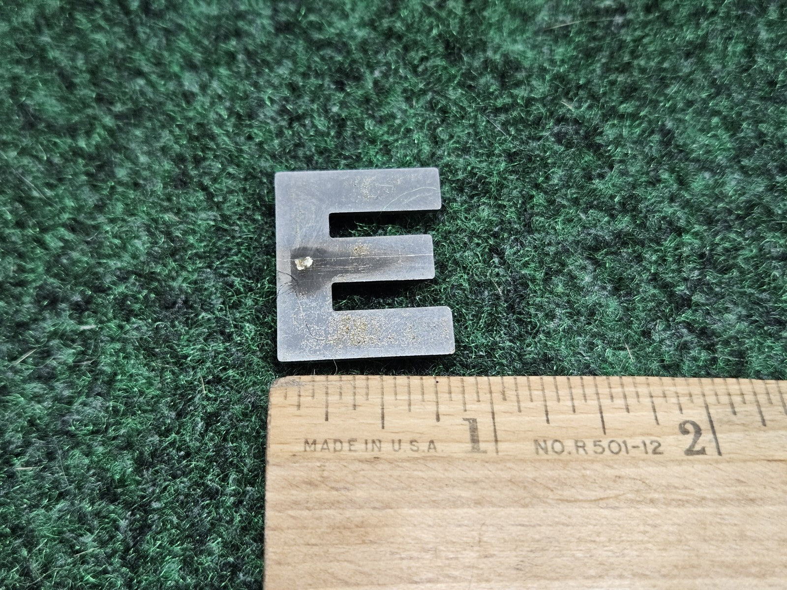 OEM "E" Chrome Sign Individual Letter Lettering Emblem Badge Logo Nameplate 7S6
