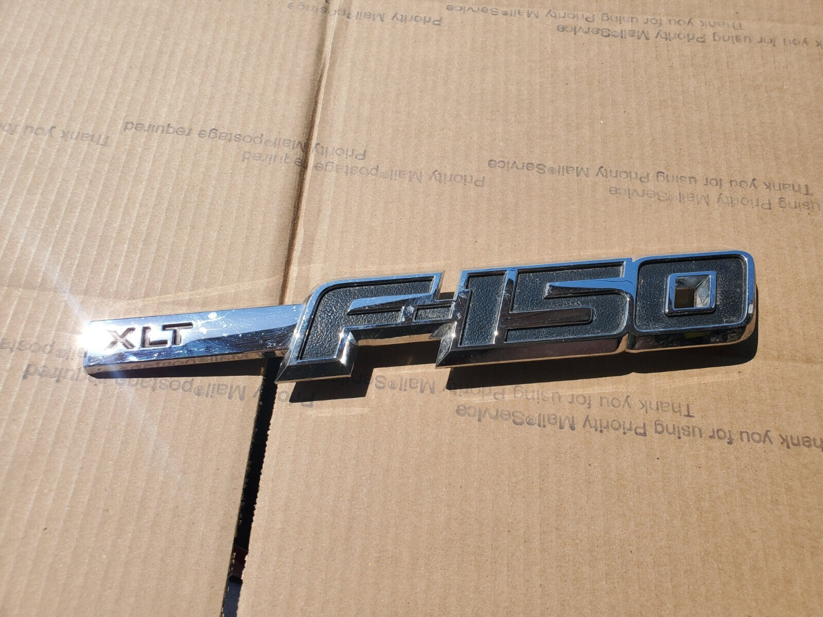 2009 2011 2012 2013 2014 Ford F150 XLT Left Fender Emblem BL34-16B115-CA OEM 3L1