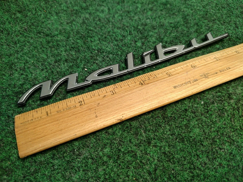 1997-2003 Chevy Malibu Chrome Rear Emblem Badge Logo Nameplate Name Plate 2S2
