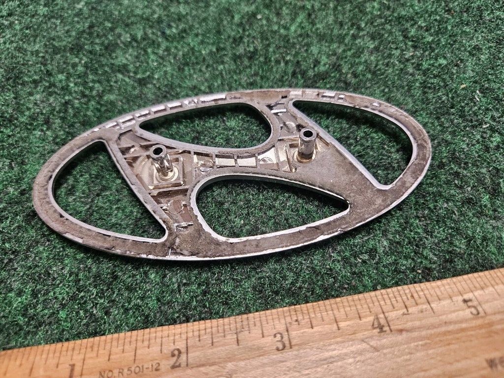 Hyundai Emblem Logo Symbol Badge Chrome OEM Nameplate Name Plate ~5.2" 5M3