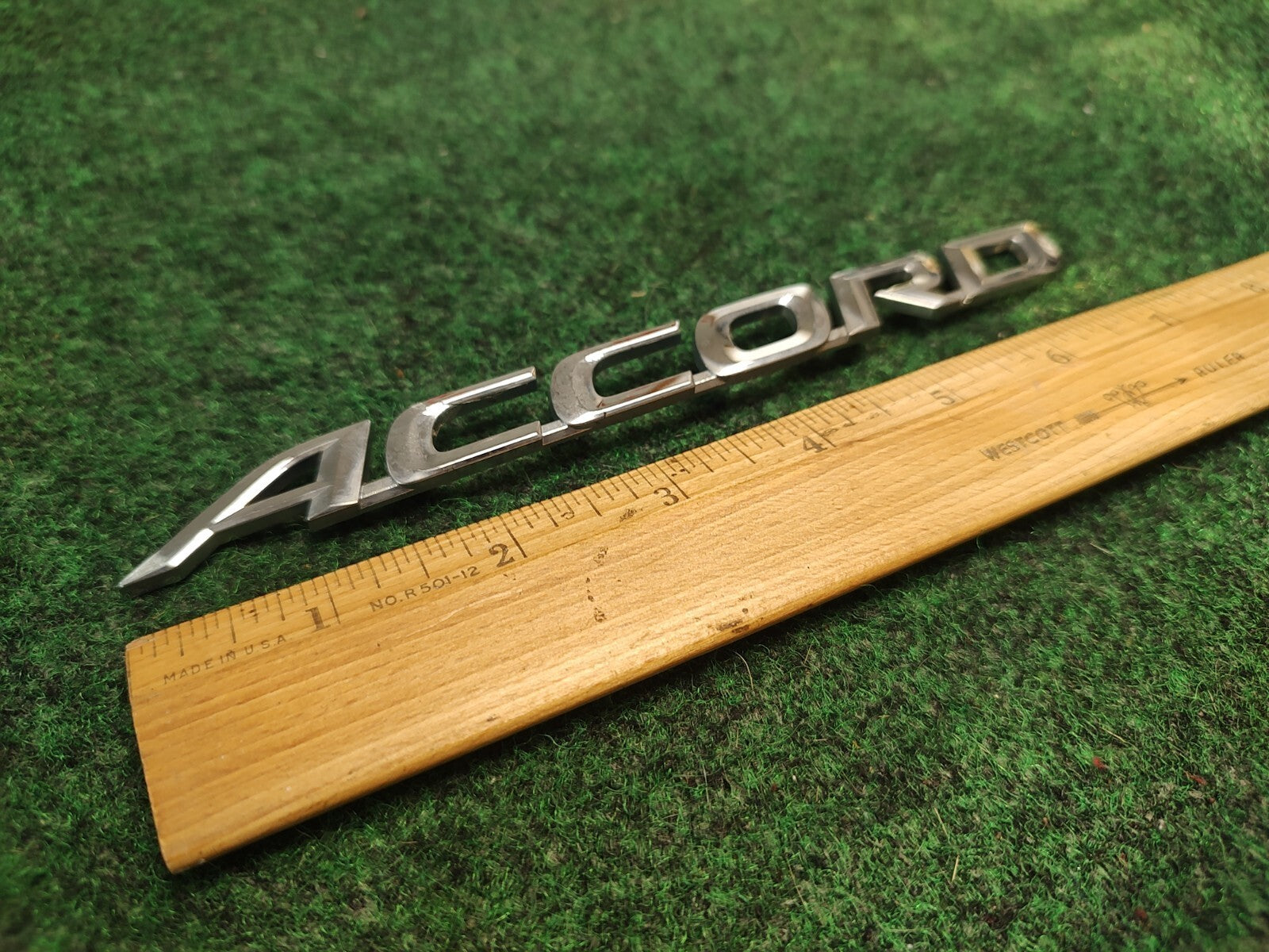 Honda Accord Chrome Emblem Genuine OEM Nameplate Badge 2018-2022 Replacement 3S8