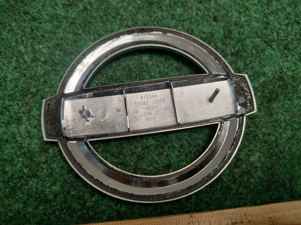 2004-2015 Armada NISSAN Logo Liftgate Emblem Chrome Finish 93491-7S000 OEM 1S9