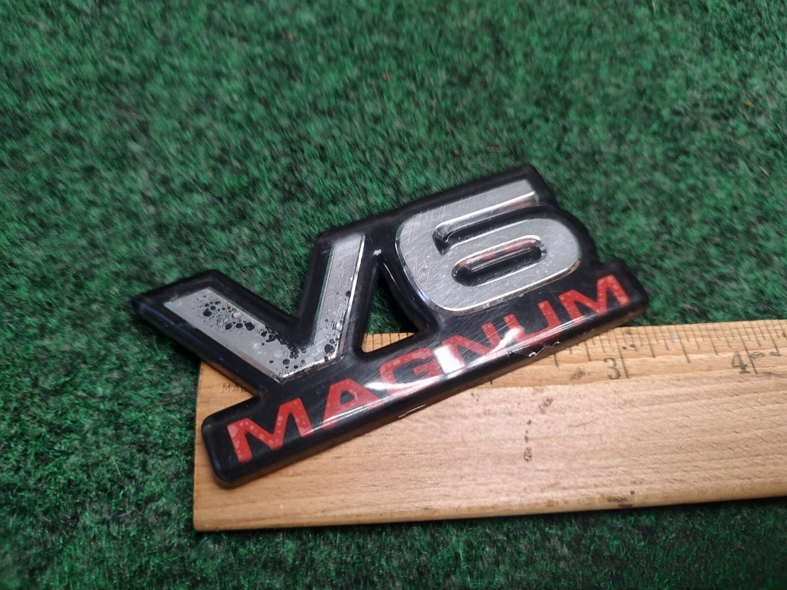 Dodge Ram V6 Magnum Badge Emblem OEM 1L4
