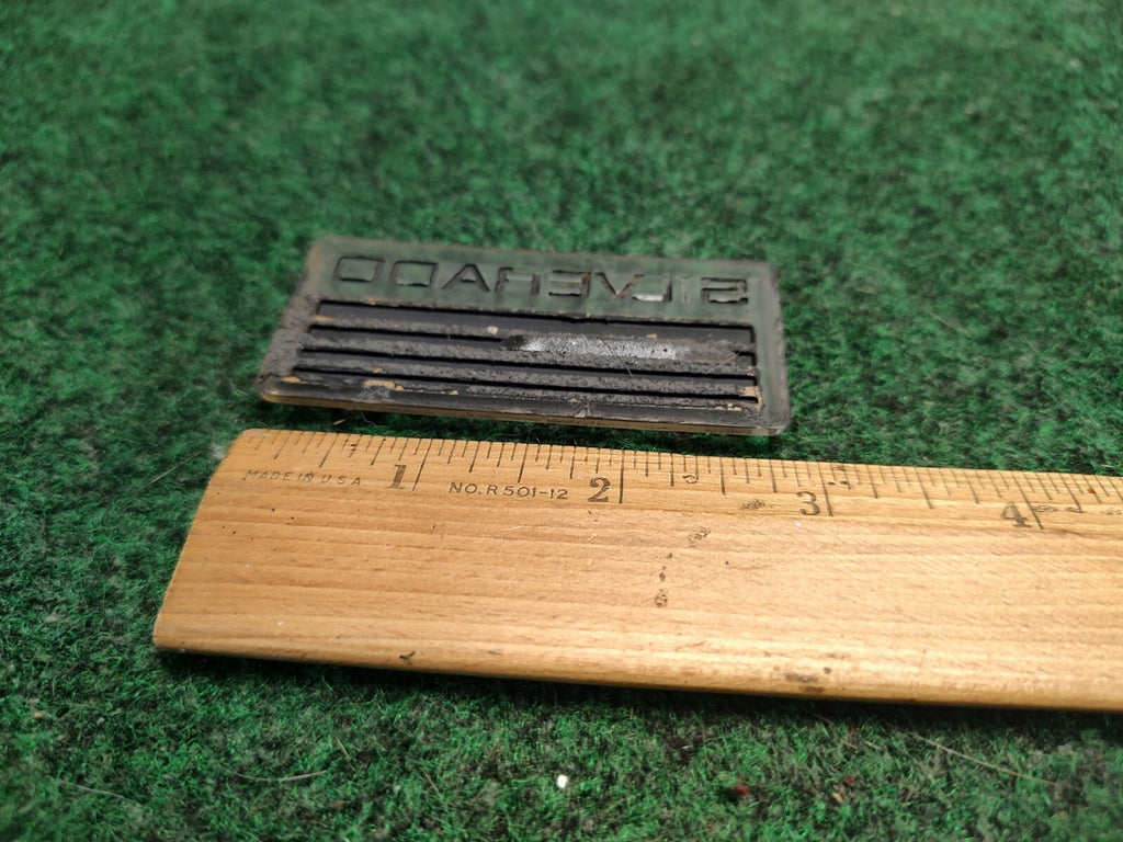 1990s SILVERADO Plastic Roof Panel Emblem OEM NAME PLATE 4S4