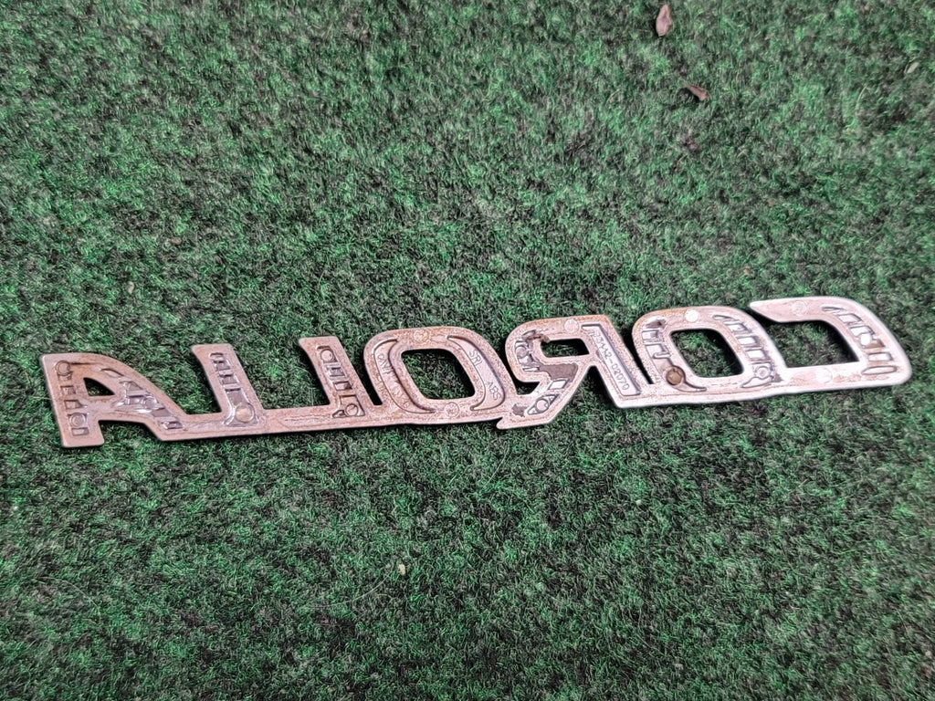 2003 2006 2007 2008 Toyota Corolla Rear Trunk Nameplate Emblem 75442-02070 1M7