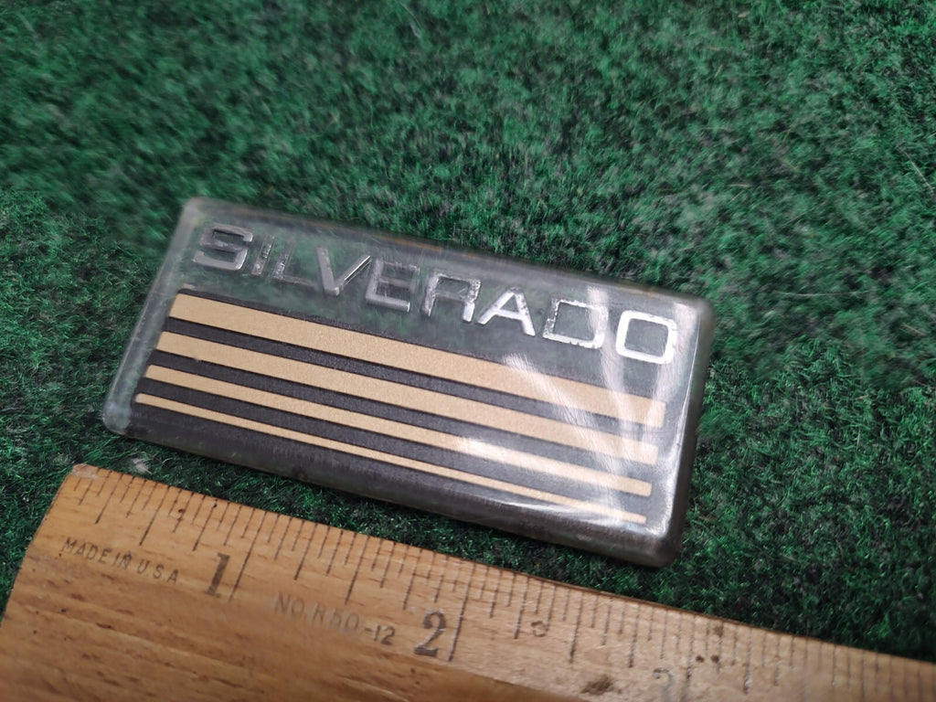 1990s SILVERADO Plastic Roof Panel Emblem OEM NAME PLATE 4S4