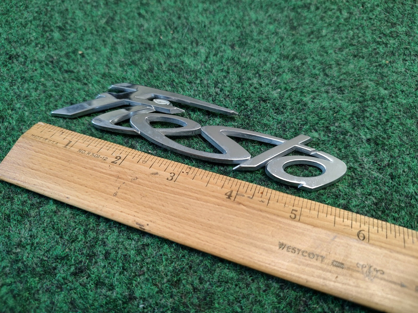2011 - 2019 FORD FIESTA REAR CHROME EMBLEM LOGO BADGE LETTERS SYMBOL OEM 2S8