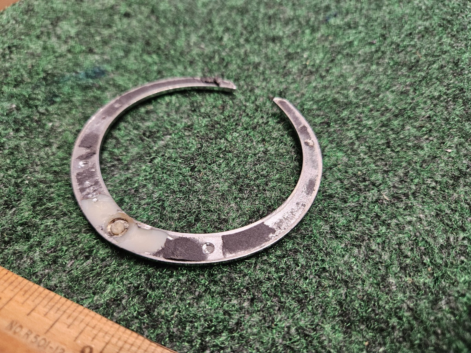 Cadillac Chrome Wreath Emblem Badge Trim OEM GM Caddy Trunk Ornament 3" Inch 5M8