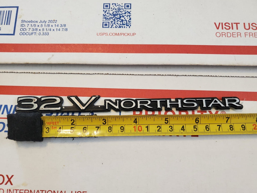 Cadillac OEM 32V Northstar 7.5 Rear Emblem Badge Logo Nameplate Name Plate V 4L5