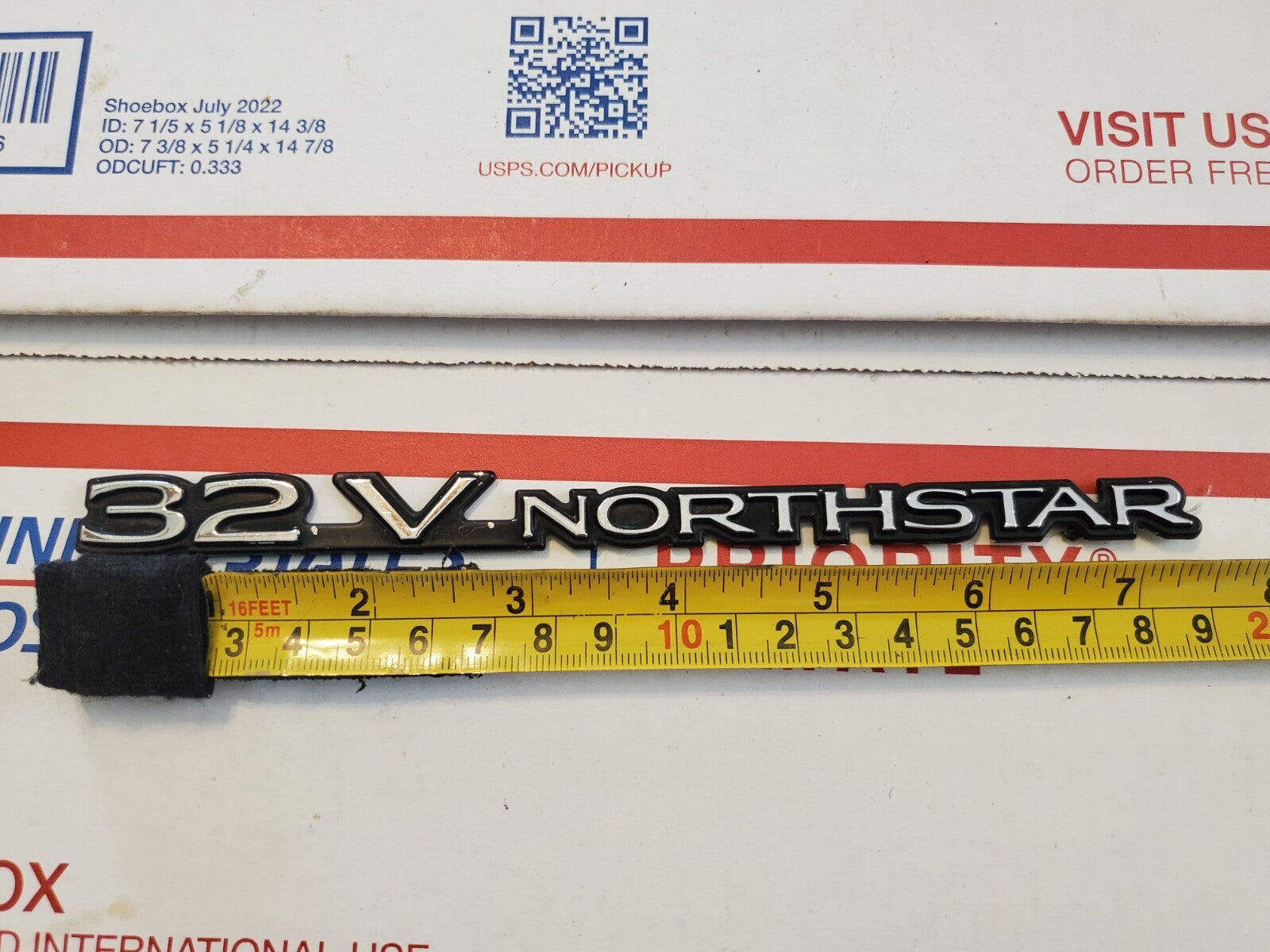 Cadillac OEM 32V Northstar 7.5 Rear Emblem Badge Logo Nameplate Name Plate V 4L5