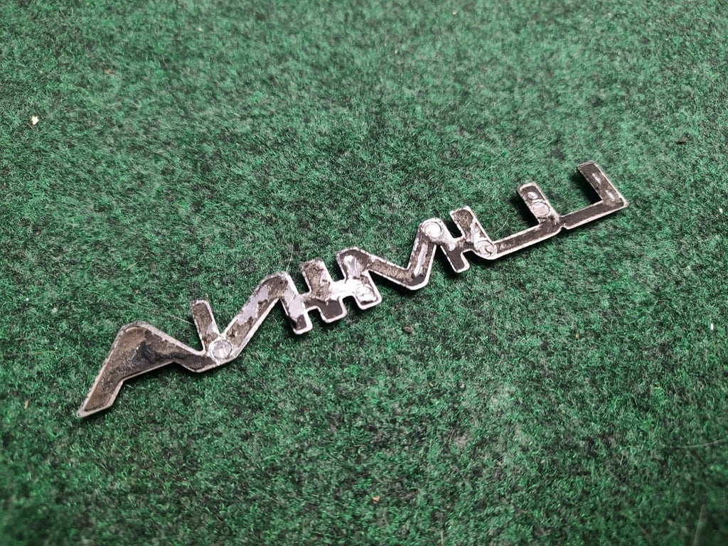 Chevy OEM Lumina Chrome 6" Rear Trunk Emblem Badge Logo Nameplate Name Plate 2S4