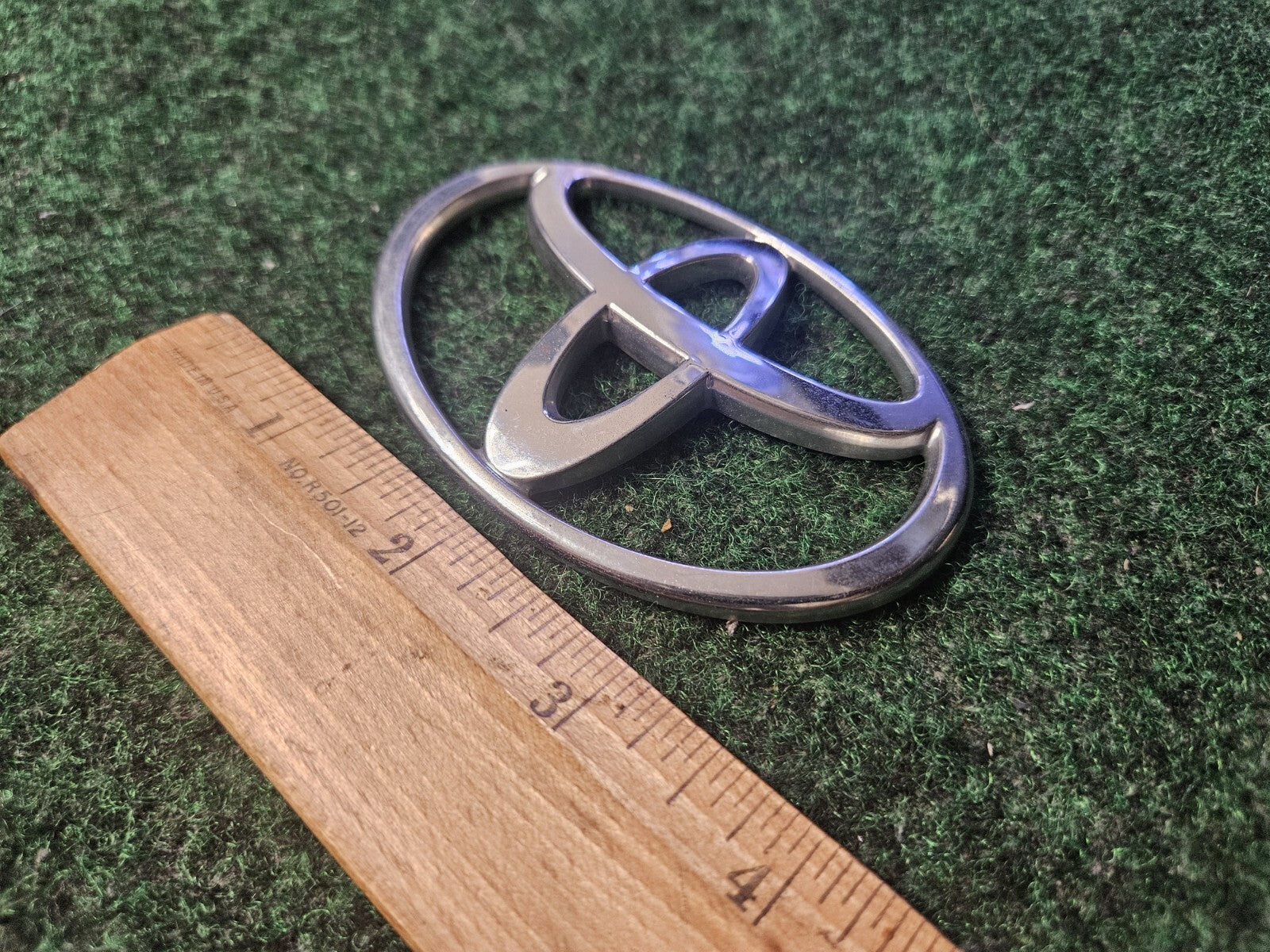 Toyota Chrome Emblem Logo Symbol Unknown Model ~3.5" 2364 4M8