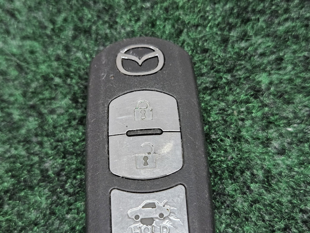 Mazda Keyless Entry Remote Fob KEYFOB OEM WAZSKE13D01 4 buttons Used  GL3