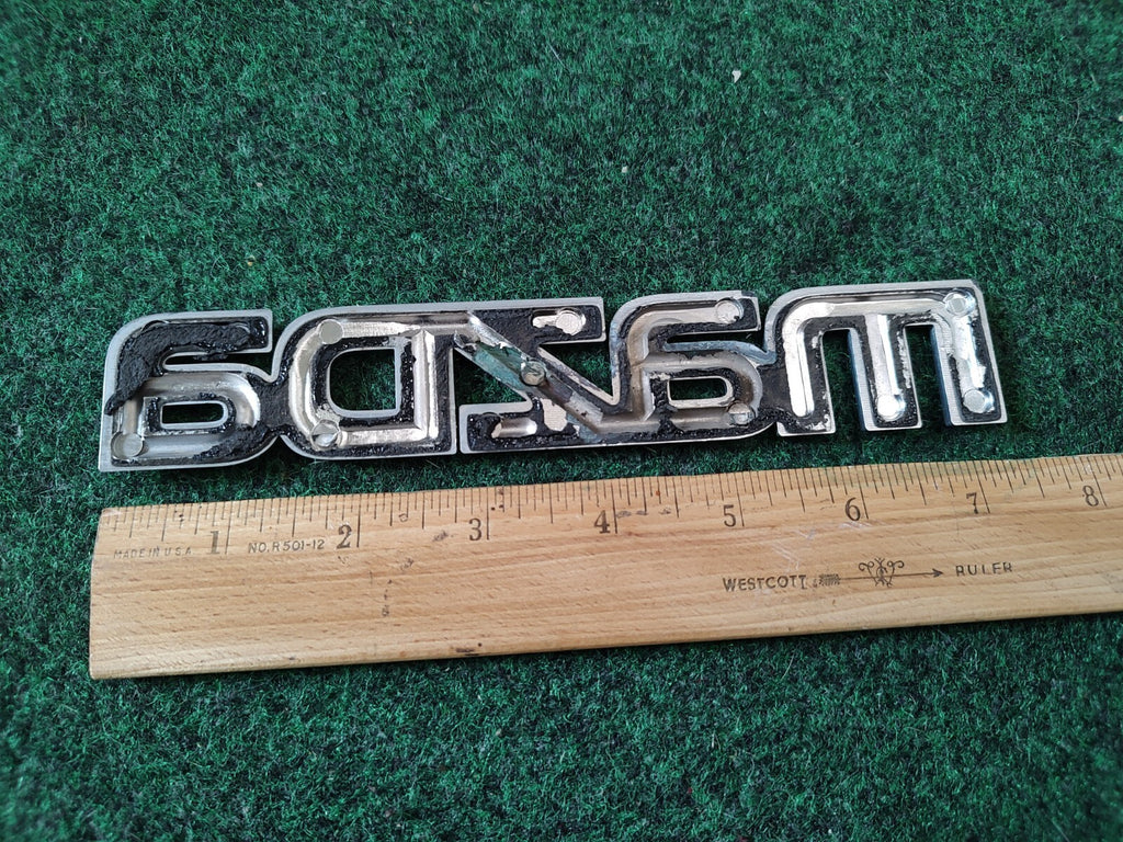Mazda Chrome Rear Emblem Badge Logo Nameplate Badge OEM ~5.75 Inch 1S4