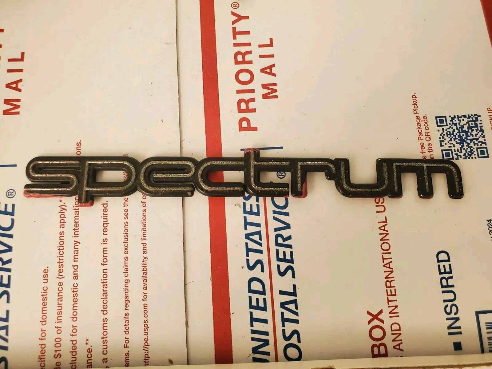Chevy 1984-1988 Spectrum Door Side Emblem Badge Logo Nameplate Name Plate 5L4